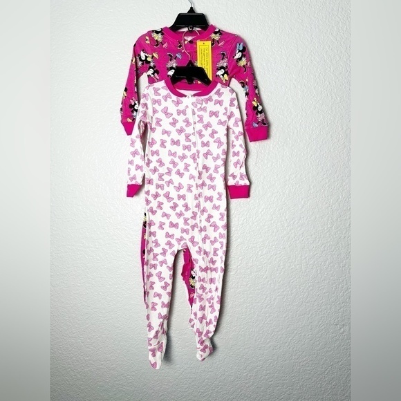 NWT Disney Amazon Essentials Footie Onesies 2 Pack - Picture 1 of 4